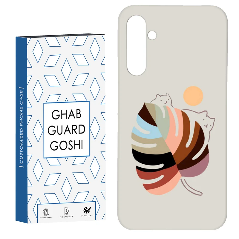 کاور قاب گارد گوشی طرح گربه کد Dimo-014 مناسب برای گوشی موبایل سامسونگ Galaxy S23 Fe