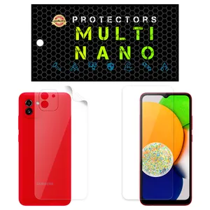 Multi Nano X-SFT Screen Protector For Samsung Galaxy A03 with back skin