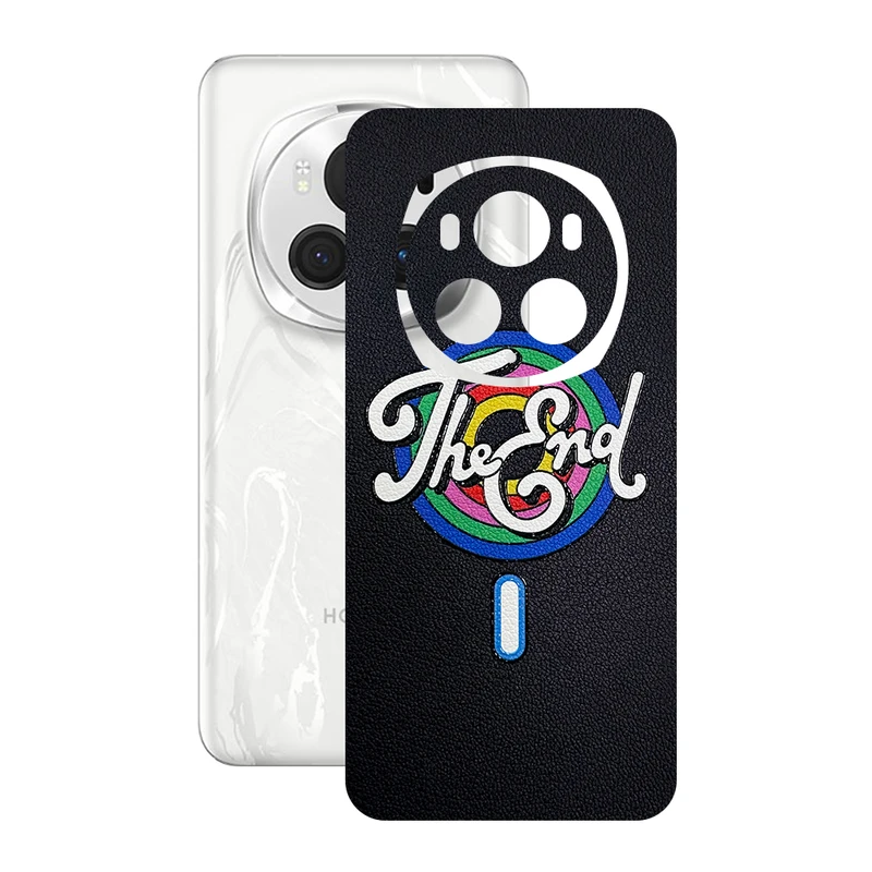 برچسب پوششی ریمکس مدل Leth طرح THE END مناسب برای گوشی موبایل آنر Magic6 Pro