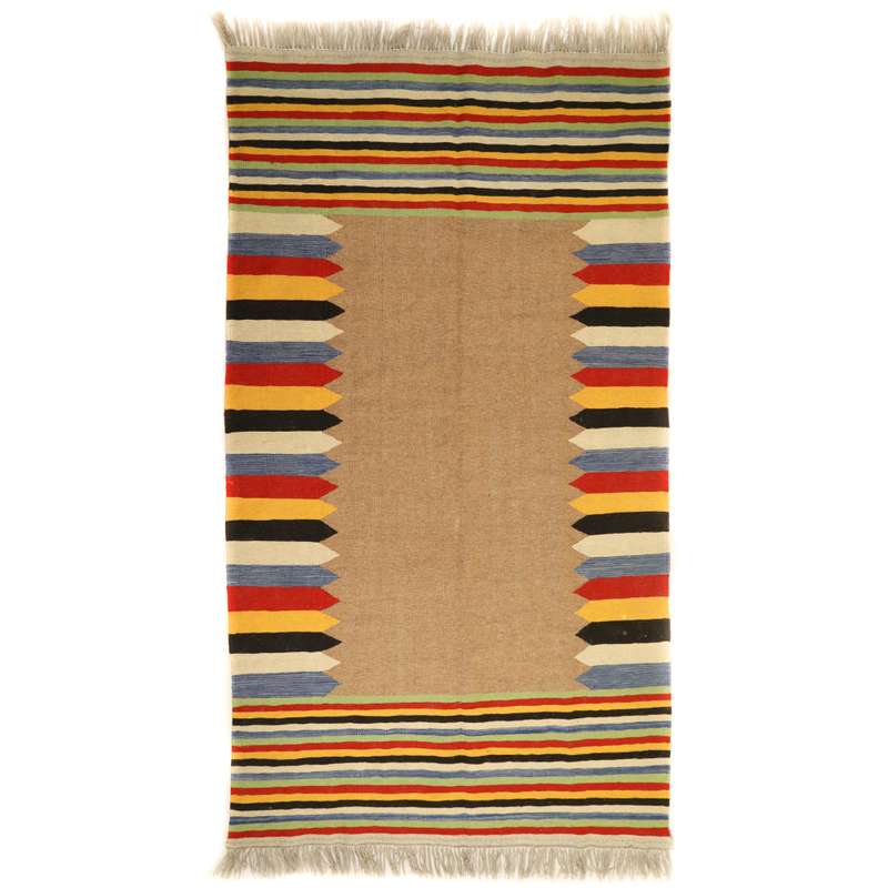 گلیم دستبافت سه ونیم متری مدل دکوراتیو کد 1412184