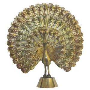 دکوری برنجی مدل طاووس کد 01