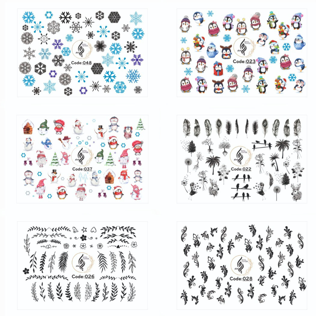 لنز ناخن رویاسنتر مدل M13 مجموعه 6 عددی