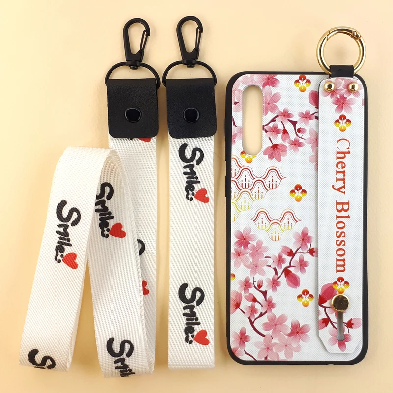 کاور طرح گل کد 05 مناسب برای گوشی موبایل سامسونگ Galaxy A50/A50S/A30S به همراه 2 عدد بند