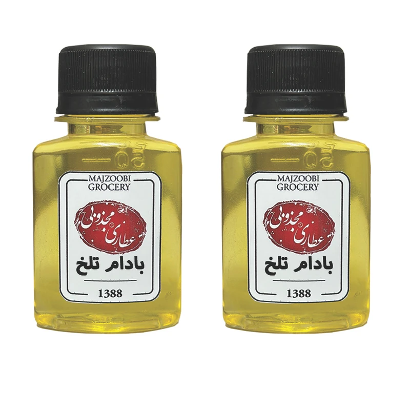 روغن بادام تلخ عطاری مجذوبی کد 16 وزن 120 گرم بسته 2 عددی