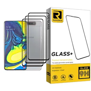 محافظ صفحه نمایش راندیکا مدل Glass MIX003 مناسب برای گوشی موبایل سامسونگ Galaxy A80 بسته سه عددی