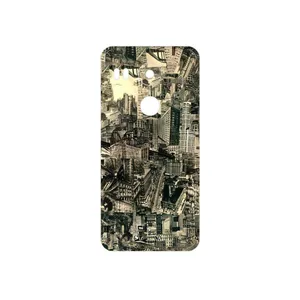 MAHOOT Collage of Skyscraper Cover Sticker for Google Nexus 5X
