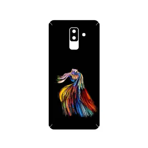 MAHOOT Rainbow Hair Digital Art Cover Sticker for Samsung Galaxy A6 Plus 2018