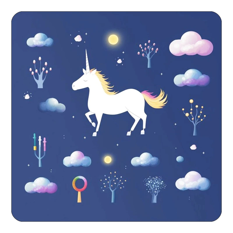 مگنت کاکتی طرح اسب تک شاخ و یونیکورن مدل mp32270