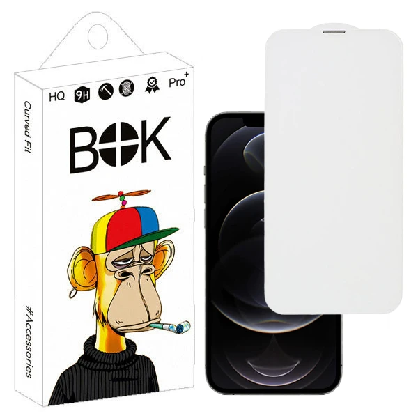 محافظ صفحه نمایش بوک طرح بی حاشیه مدل Dust Net مناسب برای گوشی موبایل اپل iphone 12 pro max