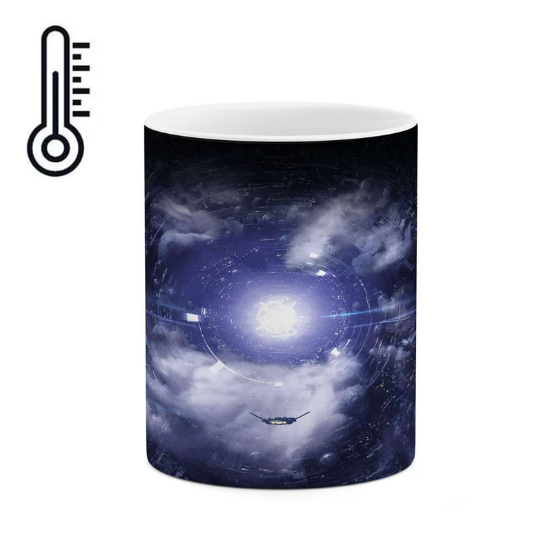 ماگ حرارتی کاکتی مدل کهکشان کد mgh15365