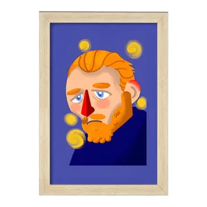 تابلو خندالو مدل ونسان ونگوگ کد F8806