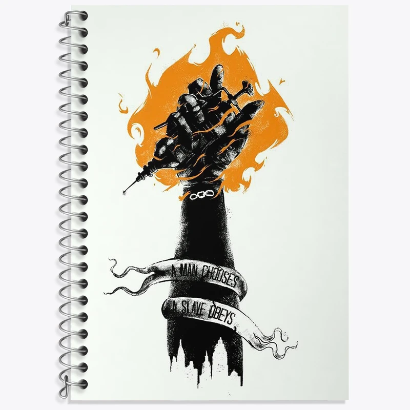 دفتر لغت 50 برگ خندالو طرح بازی بایوشاک (Bioshock) کد 31344