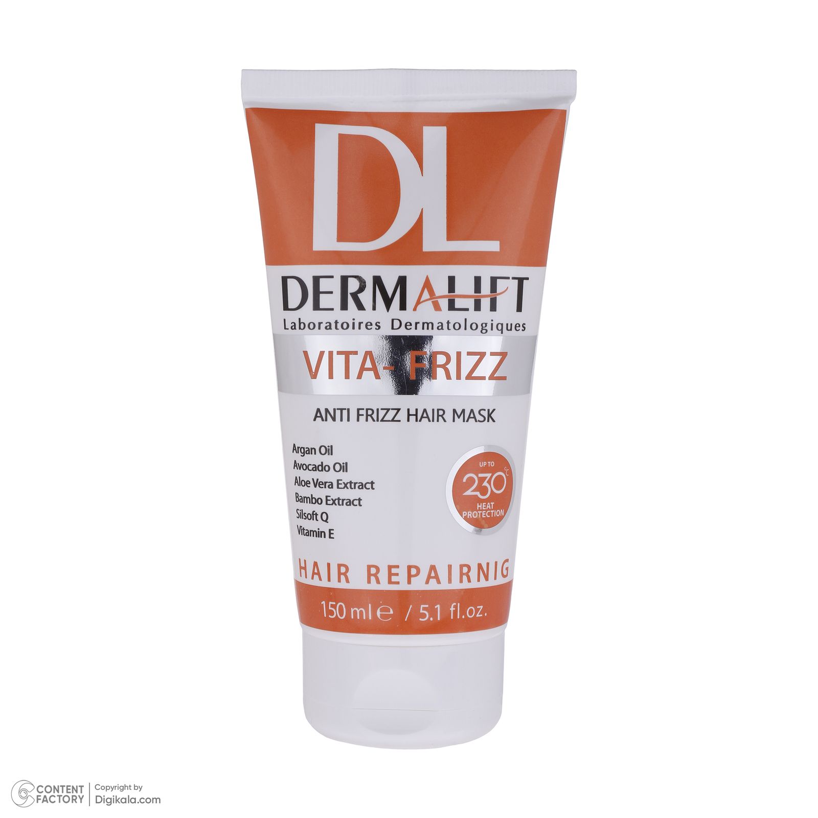 ماسک مو درمالیفت مدل VITA-FRIZZ مناسب برای موهای وزدار حجم 150 میلی لیتر -  - 2