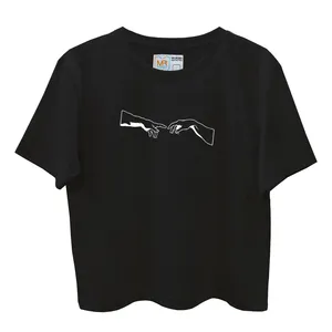 تی شرت آستین کوتاه زنانه مسترمانی مدل دست آفرینش 402