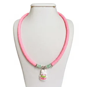 گردنبند دست ساز زنانه مدل فیمو و آویز خرگوش