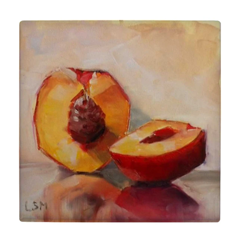  زیر لیوانی طرح نقاشی هلو کد    3455391_1324