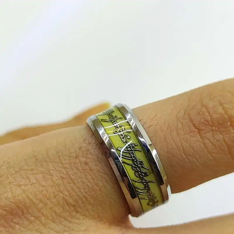 انگشتر مدل شب تاب ارباب حلقه ها