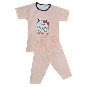 ست تی شرت و شلوار دخترانه مدل lovly کد 6