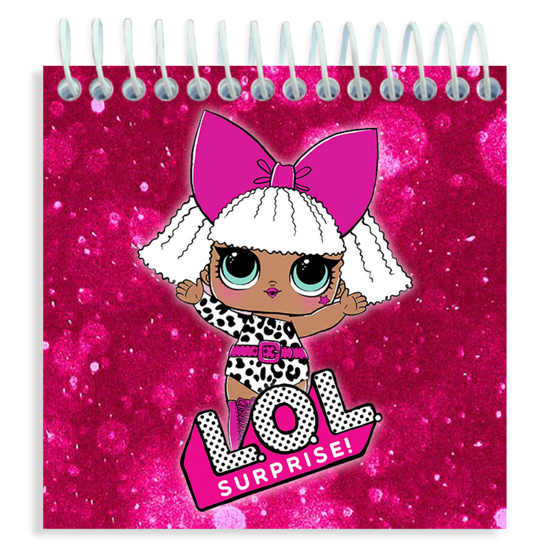 دفترچه یادداشت 60 برگ مدل ال او ال کدD107