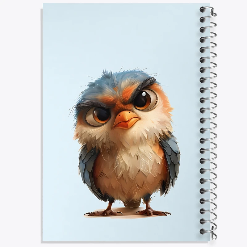 دفتر شطرنجی 50 برگ خندالو طرح پرندگان خشمگین کد N5518