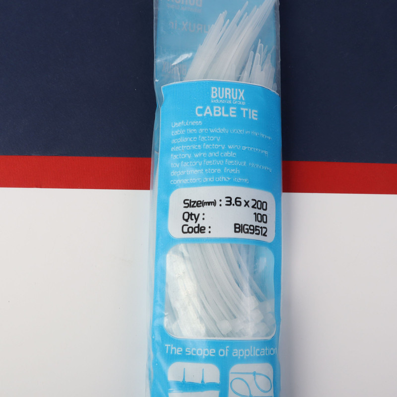 بست کمربندی بروکس مدل BIG9512 کد 20cm بسته 100 عددی