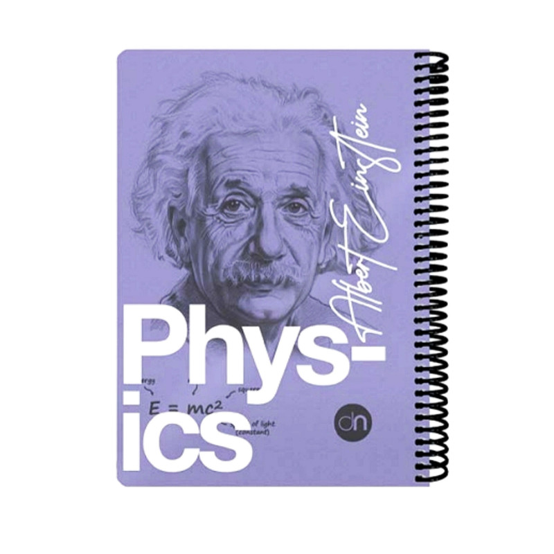دفتر مشق 100 برگ دات نوت مدل فیزیک طرح انیشتین