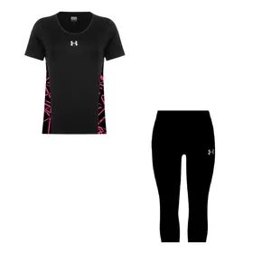 ست تی‌شرت و شلوارک ورزشی زنانه مدل 7201-3101