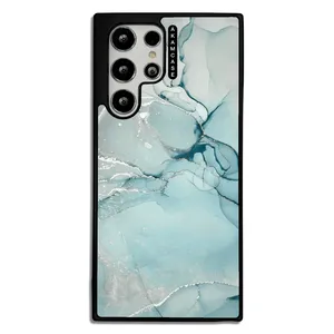 AKAM AMC-WSGS22U-MARBLE-23 Cover For Samsung Galaxy S22 Ultra