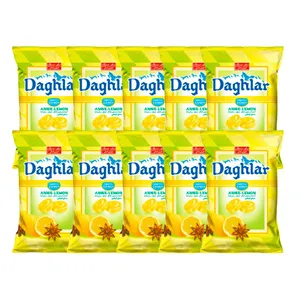 آبنبات بدون قند لیمو رازیانه شیرین عسل - 50 گرم بسته 10 عددی