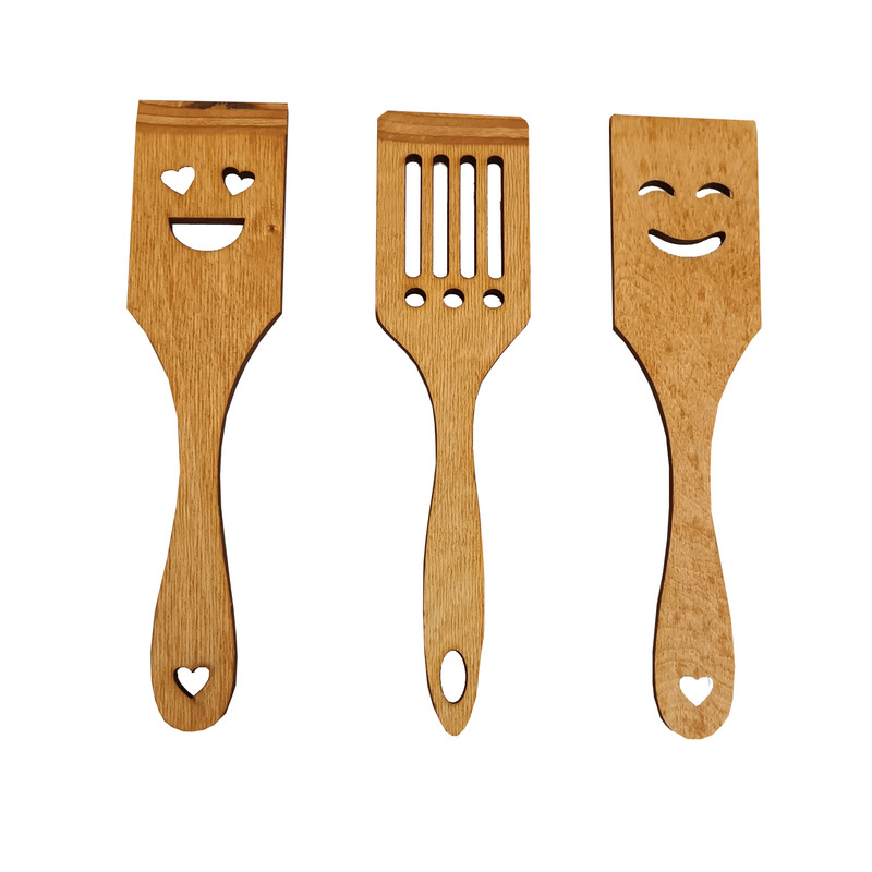 سرویس کفگیر 3 پارچه مدل ایموجی کد 155