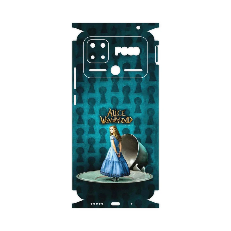 برچسب پوششی ماهوت مدل Alice in Wonderland-FullSkin مناسب برای گوشی موبایل شیائومی Poco C40