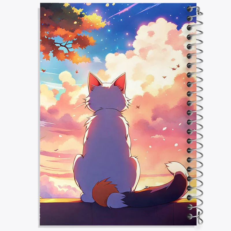 دفتر نقاشی 50 برگ خندالو طرح گربه (Cat) کد N1986