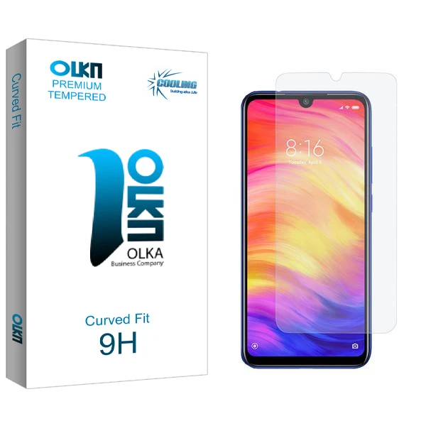 محافظ صفحه نمایش کولینگ مدل Olka مناسب برای گوشی موبایل شیائومی Redmi Note 7 Pro
