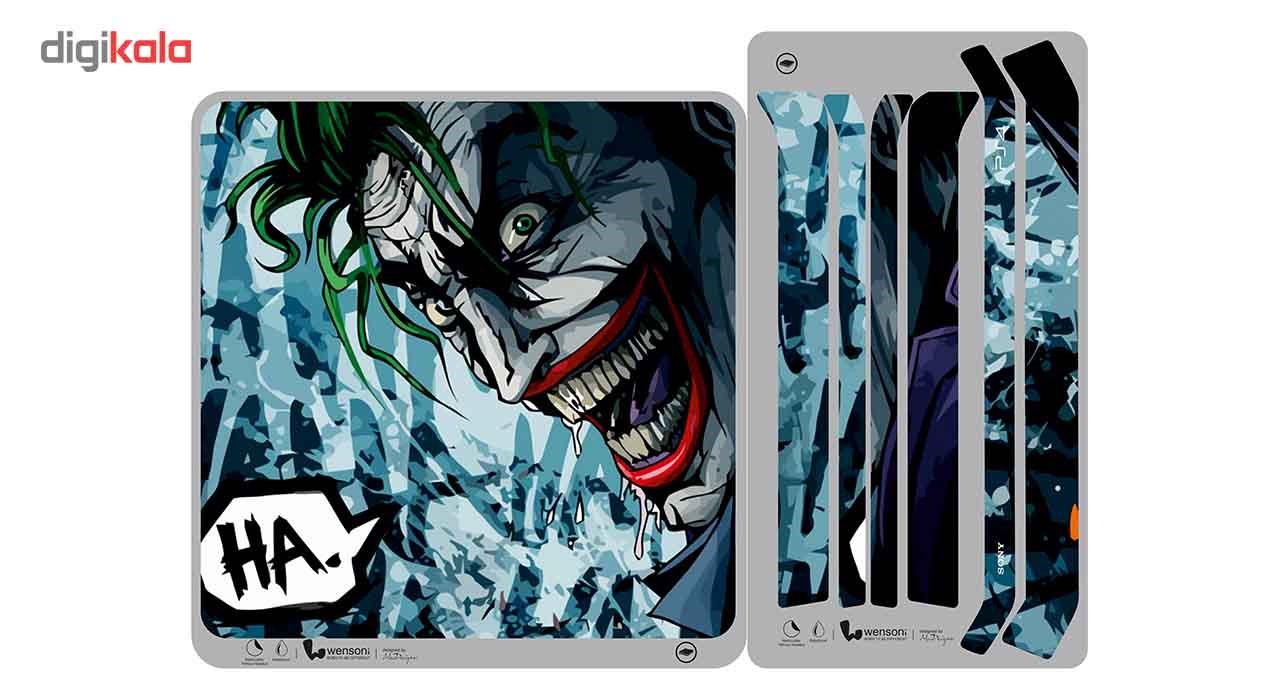 برچسب افقی پلی استیشن 4 اسلیم ونسونی طرح Comic Joker