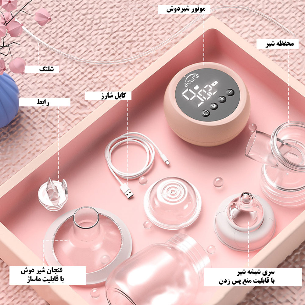 شیر دوش برقی آکورا مدل AC-3020 مجموعه دو عددی