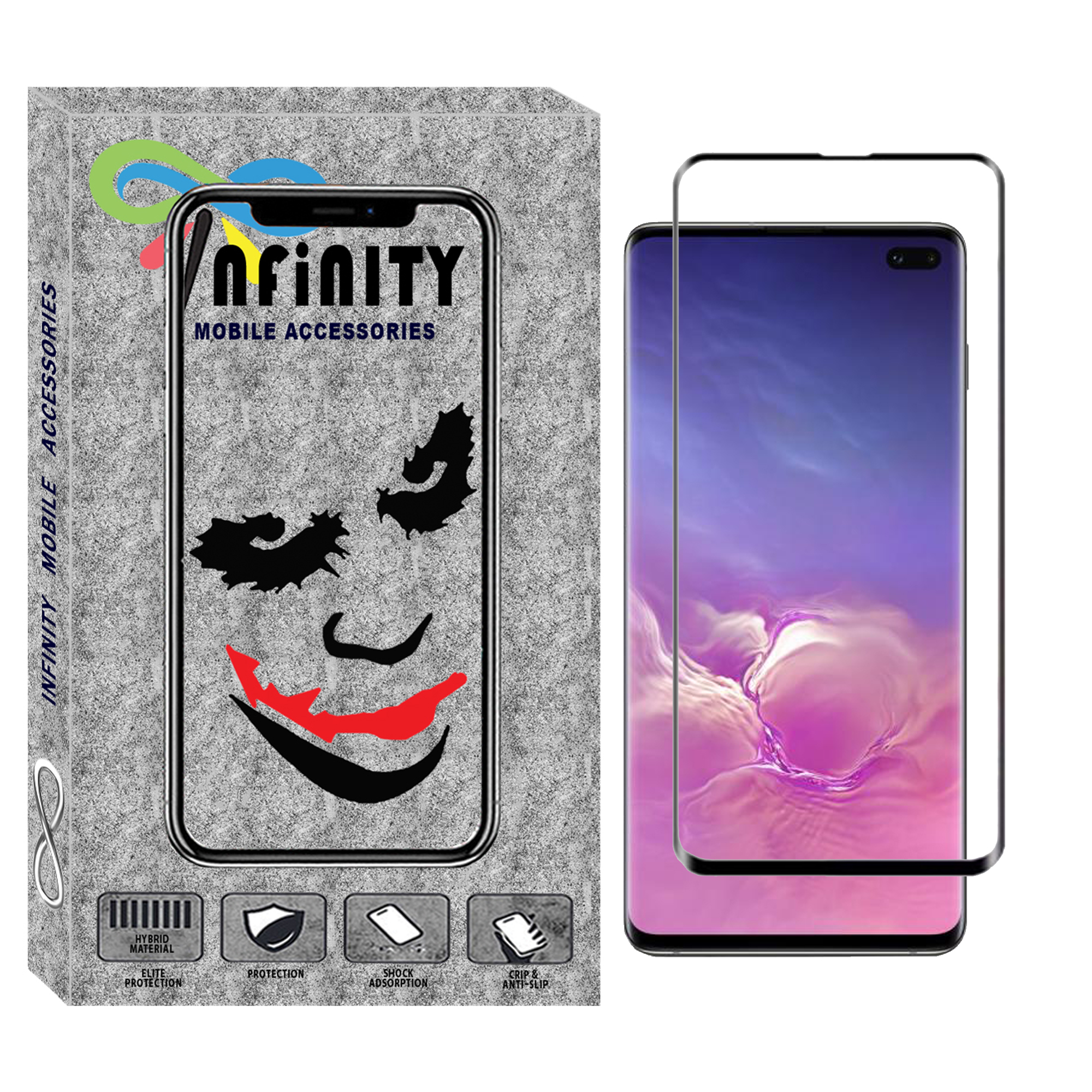 محافظ صفحه نمایش اینفینیتی مدل Inf-01 مناسب برای گوشی موبایل سامسونگ Galaxy S10