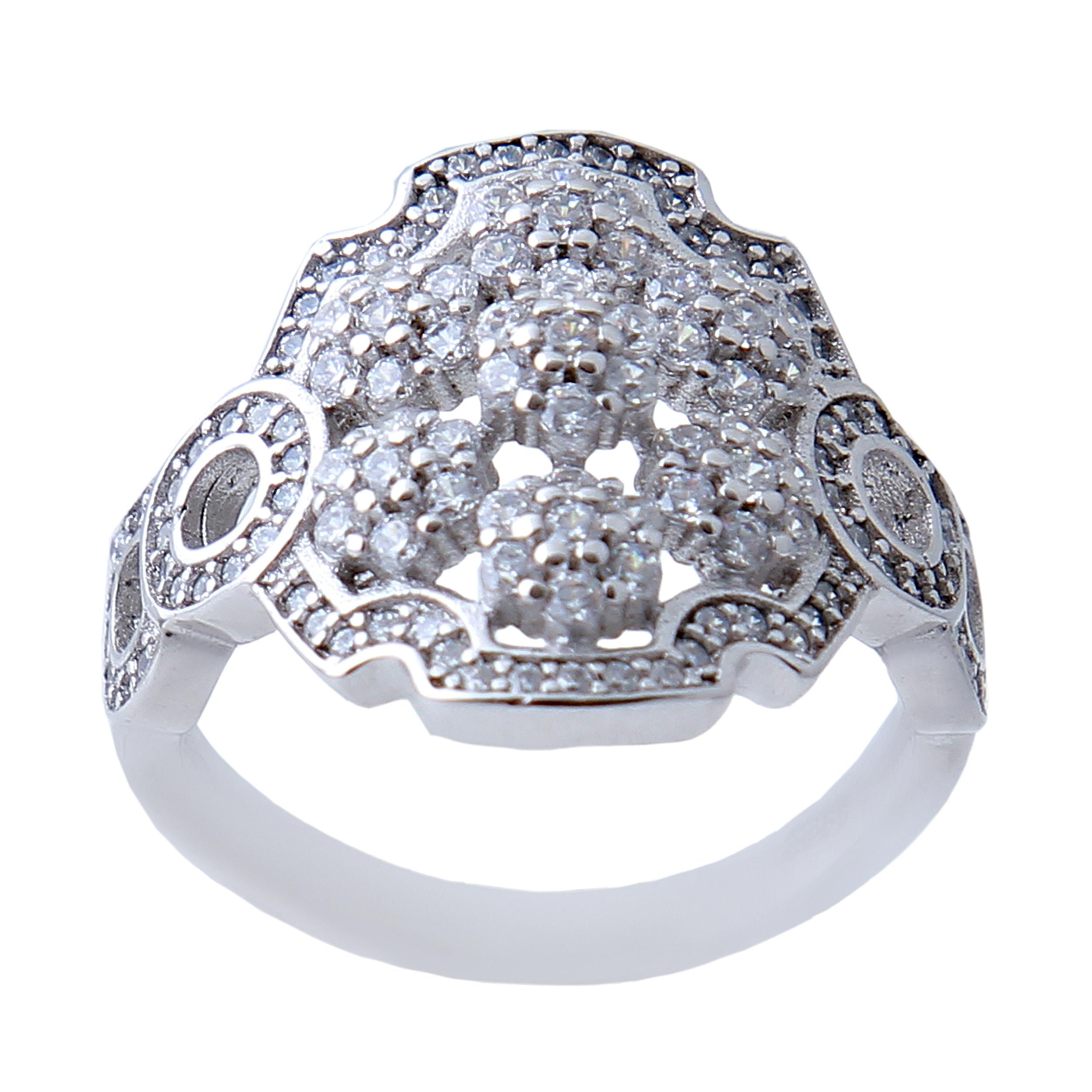  انگشتر نقره زنانه بازرگانی میلادی کد AWR_638