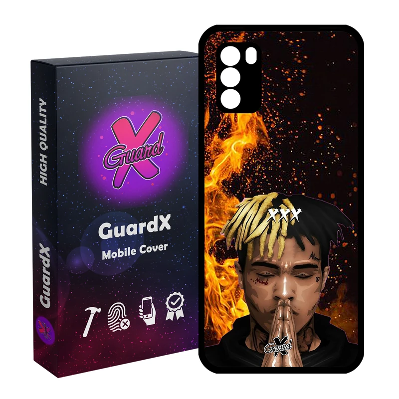 کاور گارد ایکس طرح Tentaction مدل Glass10366 مناسب برای گوشی موبایل شیائومی Poco M3