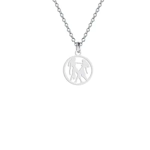 گردنبند نقره زنانه هایکا مدل ماه تولد خرداد کد n.ha2-16