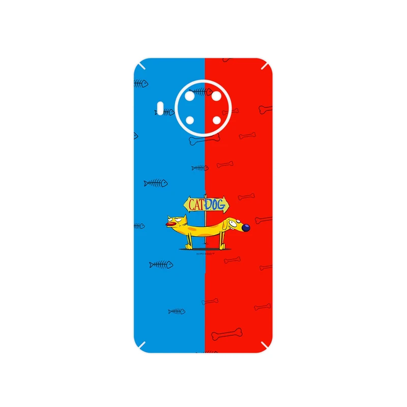برچسب پوششی ماهوت مدل CatDog مناسب برای گوشی موبایل نوکیا X20