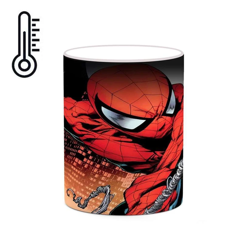 ماگ حرارتی کاکتی مدل کارتون Spider Man کد mgh23173