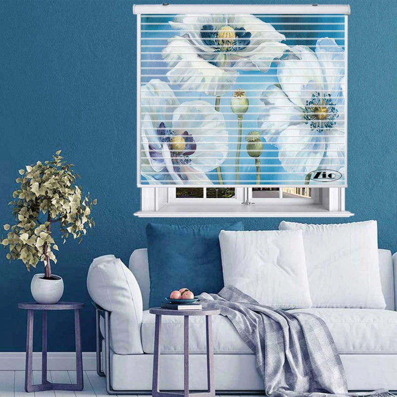 پرده زبرا زیو مدل  P-6059 سایز 150x150 سانتی متر