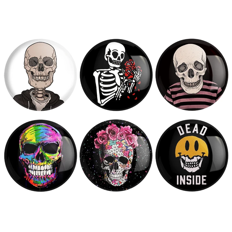 مگنت خندالو طرح اسکلت کد 14A مجموعه 6 عددی