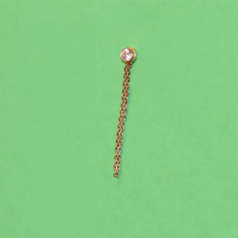 گوشواره زنانه مدل تک نگین