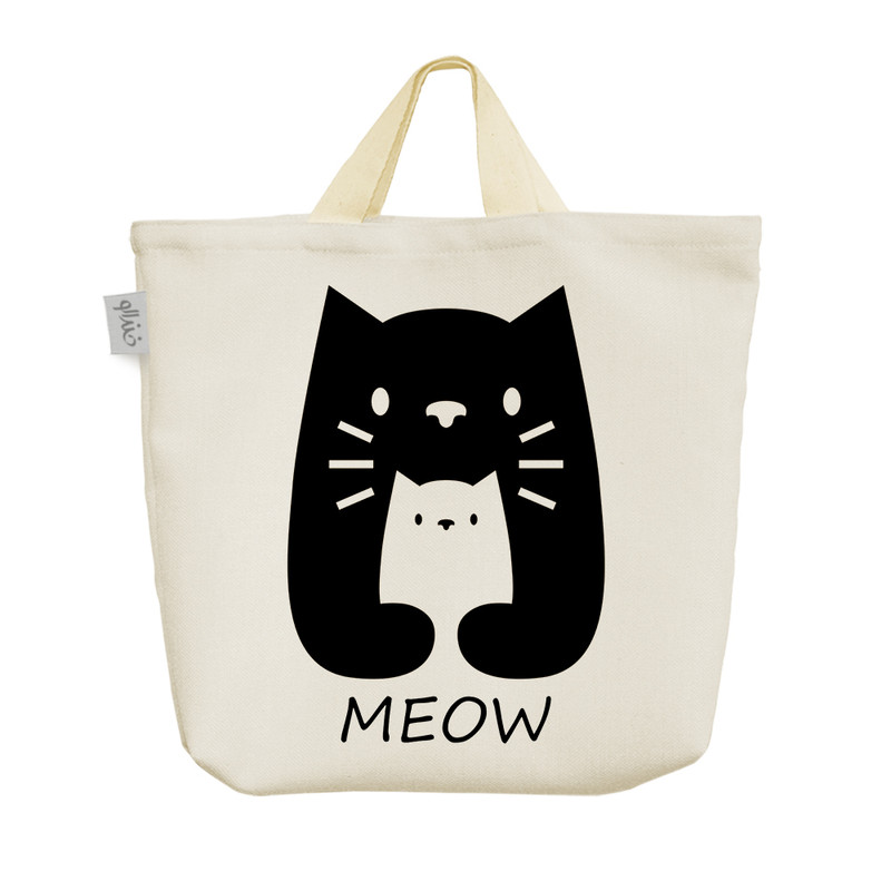 ساک خرید خندالو مدل گربه کد 1832