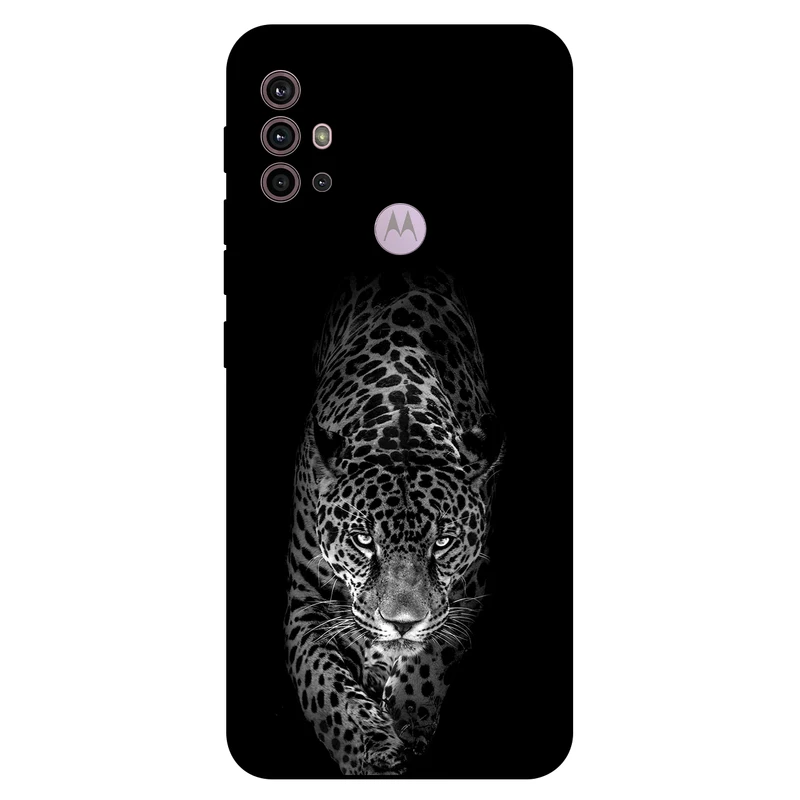 کاور مگافون طرح پلنگ مدل 1879 مناسب برای گوشی موبایل موتورولا Moto G30