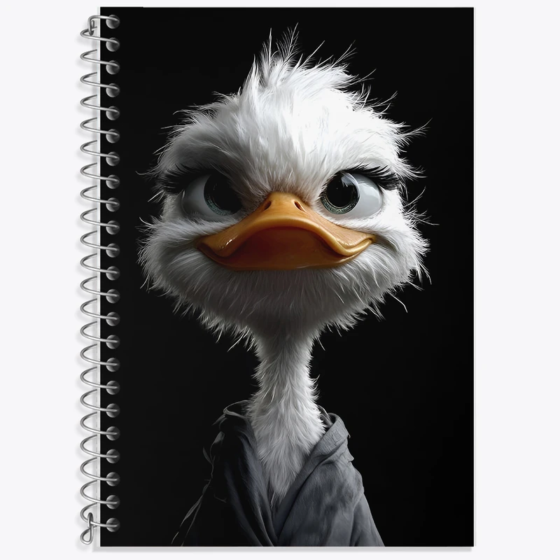 دفتر نت موسیقی 50 برگ خندالو طرح اردک بامزه کد F7186