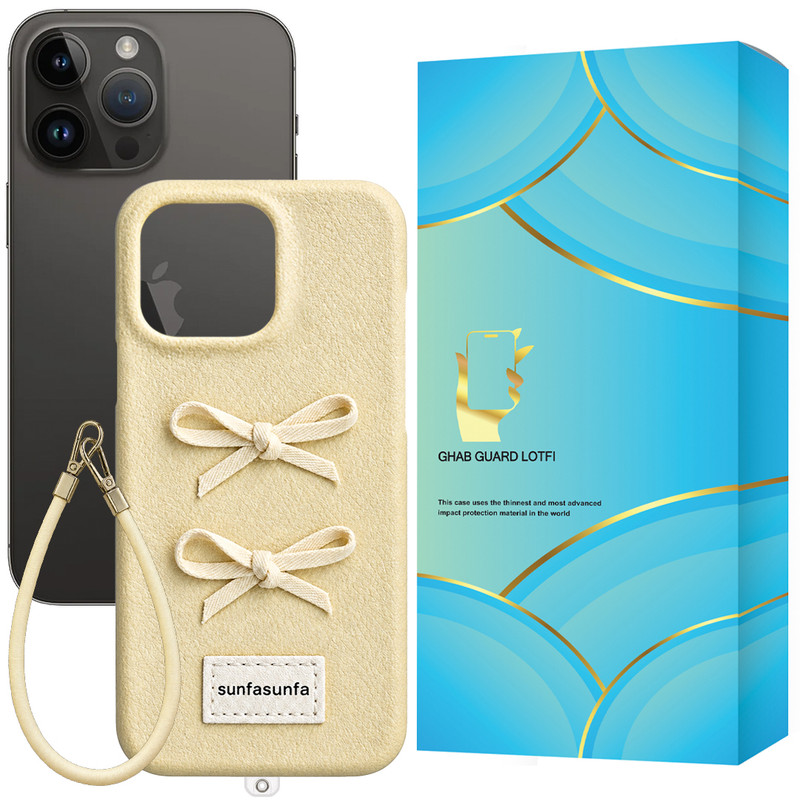کاور قاب گارد لطفی مدل BOWZRD مناسب برای گوشی موبایل اپل iPhone 14 Pro Max به همراه بندآویز