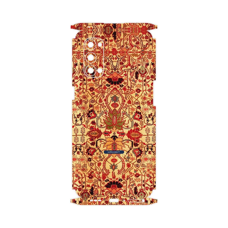 برچسب پوششی ماهوت مدل Persian_Carpet_Yellow-FullSkin مناسب برای گوشی موبایل اپو Reno4 Pro 5G