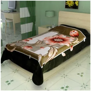 پتو کالای خواب متین مدل گلبافت 217 یک نفره سایز 220x160